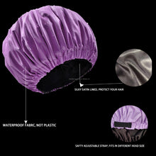 Load image into Gallery viewer, Satin-Lined Shower Bonnets